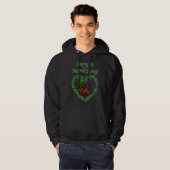 St Patrick S Day Red Long Dackel Hoodie (Vorne ganz)