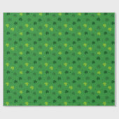 St. Patrick’s Day Shamrock-Geschenkpapier Geschenkpapier (Flach)