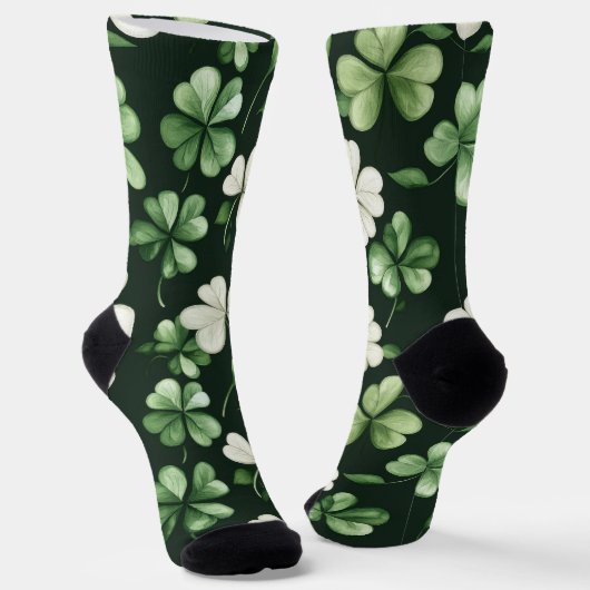 St. Patrick’s Day Shamrock Golf Socken (Gewinkelt)
