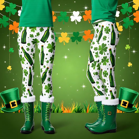 St. Patrick’s Day Shamrock & Schláinte Leggings