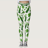 St. Patrick’s Day Shamrock & Schláinte Leggings (Vorderseite)