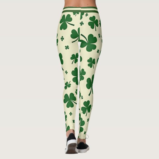 St. Patrick’s Day Shamrock Swagger Leggings (Rückseite)