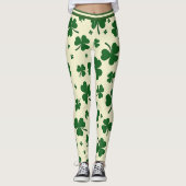 St. Patrick’s Day Shamrock Swagger Leggings (Vorderseite)
