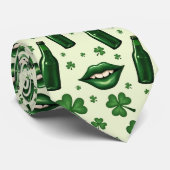 St. Patrick’s Day Sip & Smirk Krawatte (Gerollt)