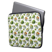 St. Patrick’s Day Sushi-Rollen & Kleeblatt Laptopschutzhülle (Vorderseite Links)