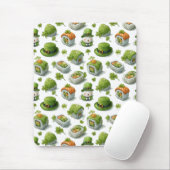 St. Patrick’s Day Sushi-Rollen & Kleeblatt Mousepad (Mit Mouse)