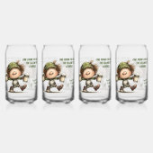 St. Patrick’s Day tanzender Leprechaun  Dosenglas (Vorderseite)