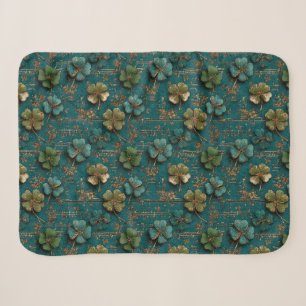 St. Patrick’s Day Vintage-Shamrock-Musik Sherpadecke