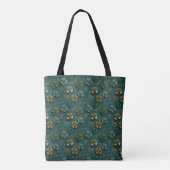 St. Patrick’s Day Vintage-Shamrock-Musik Tasche (Rückseite)