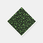 St. Patrick’s Day Wasserfarben-Kleeblatt auf Schwa Serviette (Ecke)