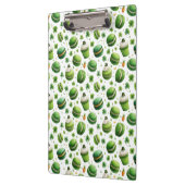 St. Patrick’s Day-Wasserfarben-Macaron und Kleebla Klemmbrett (Links)