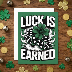 St. Patrick’s Day Würfel Kleeblatt Karte