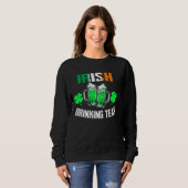 St Patrick S Irish Beer Drink Team Irland Flag Sweatshirt (Vorne ganz)