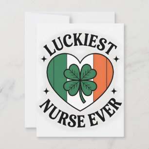 St. Patrick’s Tag Karte Krankenschwester Freundin