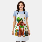 St Patrick Schürze (Getragen)