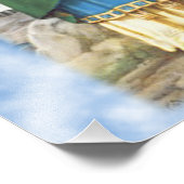 St Patrick, Schutzheilige von Irland.Bete für uns. Fotodruck (Ecke)