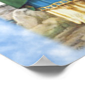 St Patrick, Schutzheilige von Irland. Poster (Ecke)