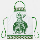 St. Patrick Shamrocks Grüne Katholische Schürze (Vorderseite)