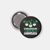 St Patrick Shenanigans mit Gnomies Gnomes Magnet (Vorderseite/Rückseite)