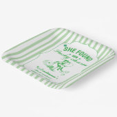 St. Patrick sie fand ihren glücklichen Charme Jung Pappteller (Gewinkelt)