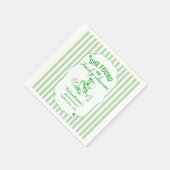St. Patrick sie fand ihren glücklichen Charme Jung Serviette (Ecke)