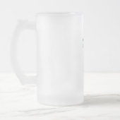 St. Patrick sie fand ihren Glücksbringer  Junggese Mattglas Bierglas (Links)