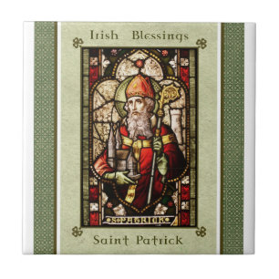 St. Patrick   St. Patrick's Day Art Tile Fliese
