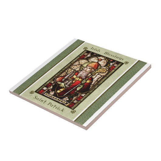 St. Patrick | St. Patrick's Day Art Tile Fliese (Seite)
