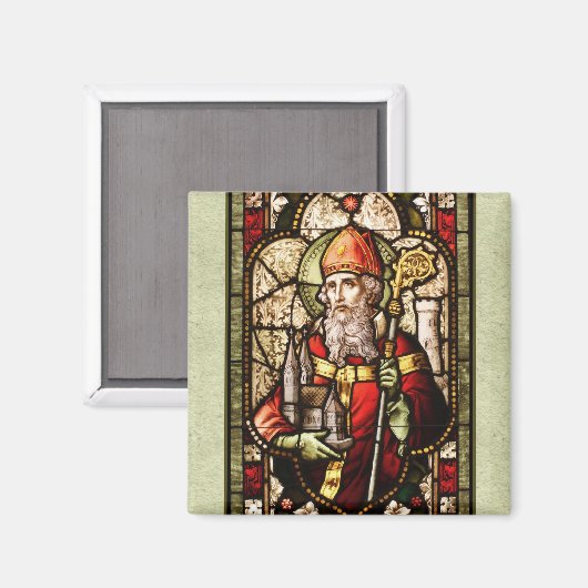 St. Patrick | St. Patrick's Day Magnet (Vorderseite/Rückseite)