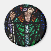 St. Patrick Stains Glass Magnet (Vorne)