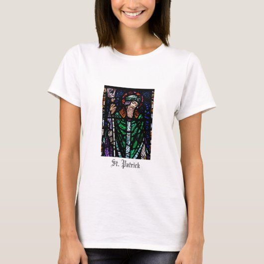St. Patrick Stains Glass T-Shirt (Vorderseite)