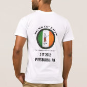 St Patrick Tag 2012 - Pittsburgh, PA T-Shirt (Rückseite)