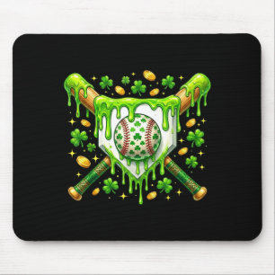 St. Patrick Tag Baseball Drip Eiscreme Baseball Ho Mousepad