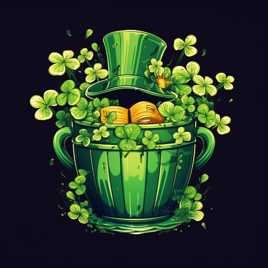 St. Patrick Tag  Bierflaschenetikett