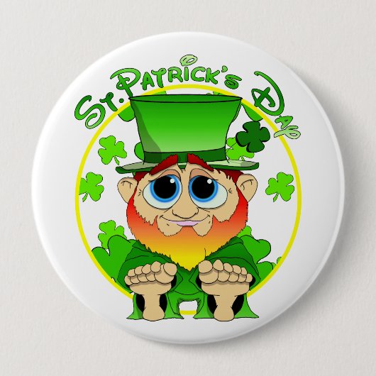St Patrick Tag Button (Vorderseite)