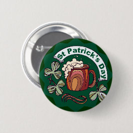 St Patrick Tag Button