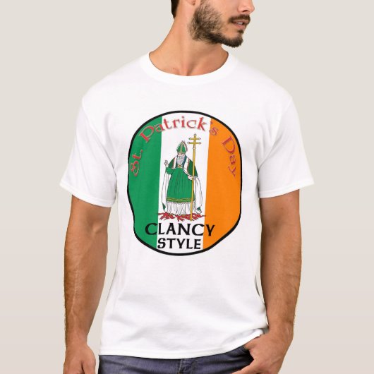 St Patrick Tag - Clancy Art T-Shirt (Vorderseite)
