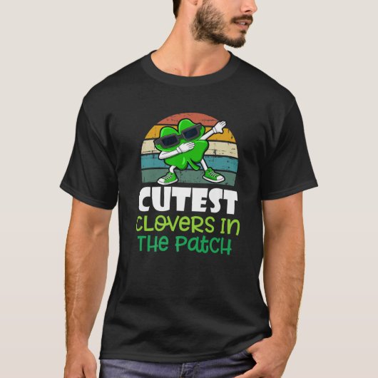 St. Patrick Tag Die hübschesten vierblättrigen Kle T-Shirt (Vorderseite)