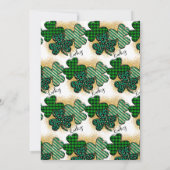 St. Patrick Tag Geburtstagsfeier Einladung (Rückseite)