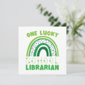 St. Patrick Tag Glücklicher Bibliothekar (Stehend Vorderseite)