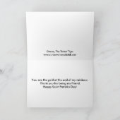 St Patrick Tag Gracey Feiertagskarte (Innenseite)