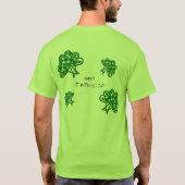 St Patrick Tag im Grün T-Shirt (Rückseite)