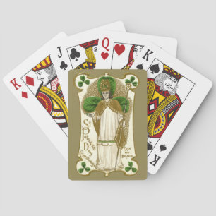 St. Patrick Tag Irisch Religiös Katholisch Spielkarten