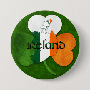 St Patrick Tag - Irland/Karte Button