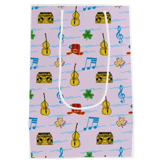 St. Patrick Tag Mittlere Geschenktüte (Rückseite)