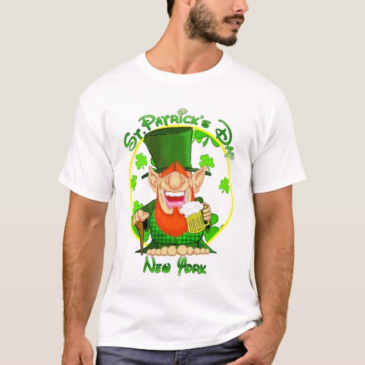 St Patrick Tag New York T-Shirt (Vorderseite)