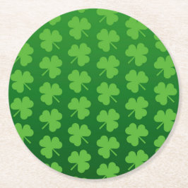 St Patrick Tag Runder Pappuntersetzer