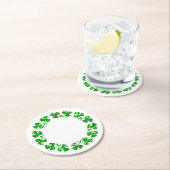 St Patrick Tag Runder Pappuntersetzer (Vor Ort)