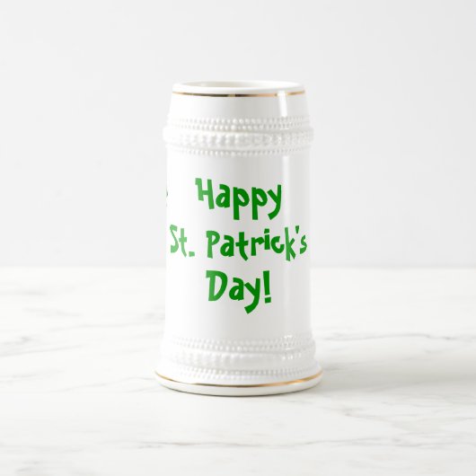 St Patrick Tag Stein Bierglas (Mittel)