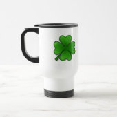 St Patrick Tag, vierblättriges Kleeblatt Reisebecher (Links)